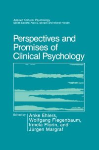 cover of the book Perspectives and Promises of Clinical Psychology