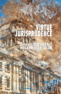 cover of the book Virtue Jurisprudence