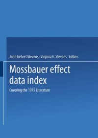 cover of the book Mössbauer Effect Data Index: Covering the 1975 Literature