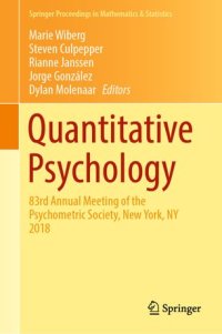 cover of the book Quantitative Psychology: 83rd Annual Meeting of the Psychometric Society, New York, NY 2018