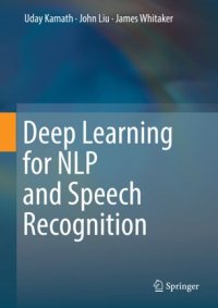 cover of the book Deep Learning for NLP and Speech Recognition