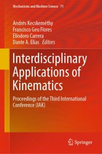 cover of the book Interdisciplinary Applications of Kinematics: Proceedings of the Third International Conference (IAK)