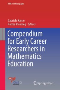 cover of the book Compendium for Early Career Researchers in Mathematics Education