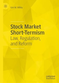 cover of the book Stock Market Short-Termism: Law, Regulation, and Reform