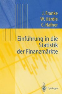 cover of the book Einführung in die Statistik der Finanzmärkte