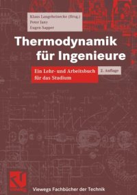 cover of the book Thermodynamik für Ingenieure