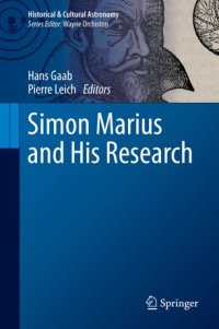 cover of the book Simon Marius and His Research