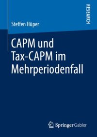 cover of the book CAPM und Tax-CAPM im Mehrperiodenfall