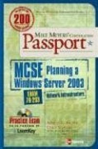 cover of the book Mike Meyers' MCSE Windows Server 2003 Planning a Network Infrastructure  Certification Passport (Exam 70-293)