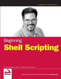 cover of the book Beginning Shell Scripting