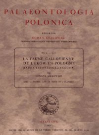 cover of the book La faune Callovienne de Lukow en Pologne (fauna kelowejska zlukowa)