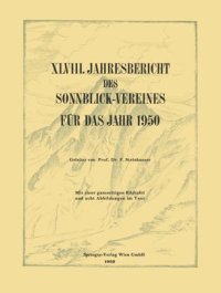 cover of the book XLVIII. Jahresbericht des Sonnblick-Vereines für Das Jahr 1950