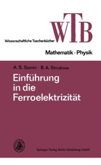 cover of the book Einführung in die Ferroelektrizität