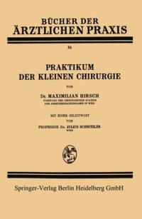 cover of the book Praktikum der kleinen Chirurgie