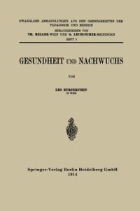 cover of the book Gesundheit und Nachwuchs