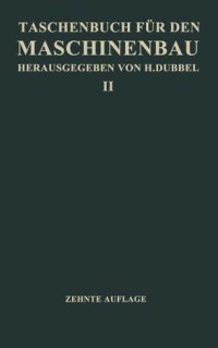 cover of the book Taschenbuch für den Maschinenbau