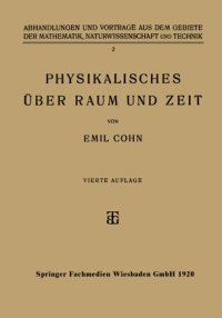 cover of the book Physikalisches über Raum und Zeit