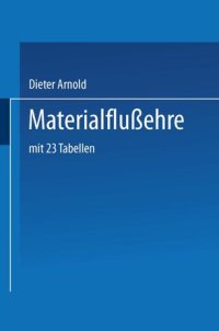 cover of the book Materialflusslehre