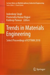 cover of the book Trends in Materials Engineering: Select Proceedings of ICFTMM 2018