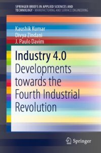 cover of the book Industry 4.0: Developments towards the Fourth Industrial Revolution