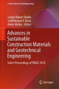 cover of the book Advances in Sustainable Construction Materials and Geotechnical Engineering: Select Proceedings of TRACE 2018