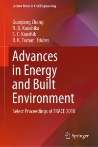 cover of the book Advances in Energy and Built Environment: Select Proceedings of TRACE 2018