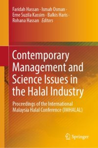 cover of the book Contemporary Management and Science Issues in the Halal Industry: Proceedings of the International Malaysia Halal Conference (IMHALAL)