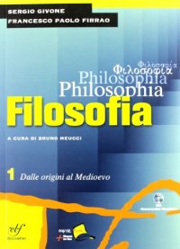 cover of the book Philosophia. Dalle origini al Medioevo