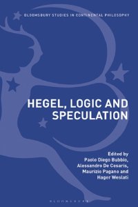 cover of the book Hegel, Logic and Speculation