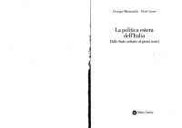 cover of the book La politica estera dell’Italia : dallo stato unitario ai giorni nostri