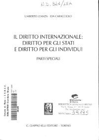 cover of the book Diritto internazionale. [2], Parti speciali