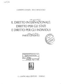 cover of the book Diritto internazionale. [1], Parte generale