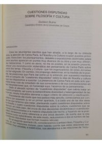 cover of the book Cuestiones disputadas sobre filosofía y cultura