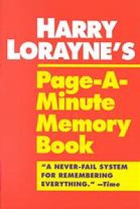 cover of the book Harry Lorayne's Page-a-minute memory book