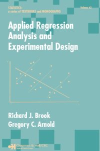 cover of the book Applied Regression Analysis and Experimental Design