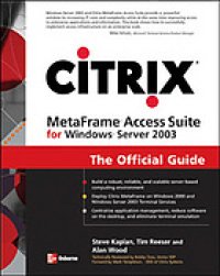 cover of the book Citrix MetaFrame Access Suite for Windows server 2003: the official guide