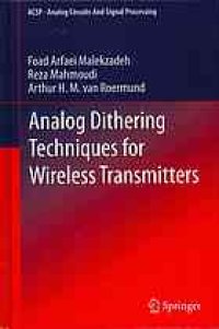 cover of the book Analog dithering techniques for wireless transmitters