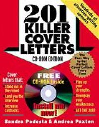 cover of the book 201 Killer Cover Letters