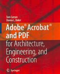 cover of the book Adobe Acrobat and PDF for architecture, engineering, and construction