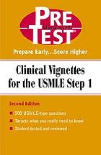 cover of the book Clinical Vignettes for the USMLE Step 1