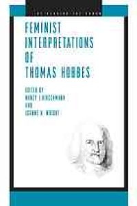 cover of the book Feminist Interpretations of Thomas Hobbes