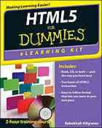 cover of the book HTML5 eLearning Kit For Dummies