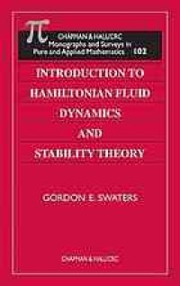 cover of the book Introduction to Hamiltonian fluid dynamics and stability theory