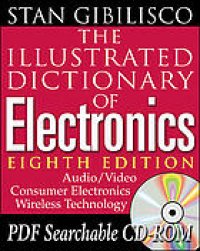 cover of the book Illustrated dictionary of electronics