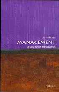 cover of the book Management: A Very Short Introduction