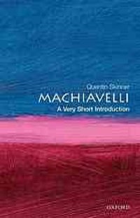 cover of the book Machiavelli: A Very Short Introduction