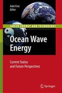 cover of the book Ocean wave energy: current status and future prepectives [i.e. perspectives]