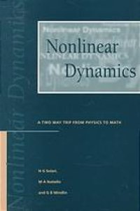 cover of the book Nonlinear dynamics: a two-way trip from physics to math