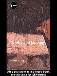 cover of the book Orality and Literacy: The Technologizing of the Word