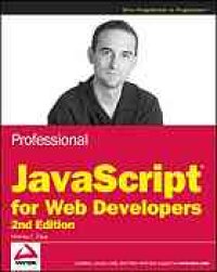 cover of the book Professional JavaScript for Web Developers